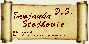 Damjanka Stojković vizit kartica